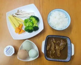 滑嫩歐姆蛋小撇步，歐姆蛋咖喱牛輕鬆上桌的食譜步驟2照片