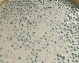 Une image de l'étape 3 de QUICHE Petits pois, Menthe et Ricotta.