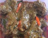 96. Rendang daging kambing *gak bau kambing langkah memasak 6 foto