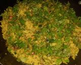 A picture of step 6 of Indore poha.