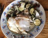 Une image de l'étape 7 de Dos de julienne aux courgettes,romarin,oignons et tomates séchées.