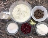 Gránátalmás muffin recept fázis 1 fotója