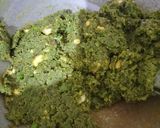 A picture of step 3 of Matar burfi.