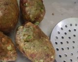 A picture of step 4 of Green Pea Cutlet.