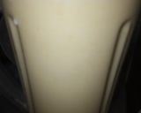 A picture of step 1 of Mango 🥭 shake with ice-cream.