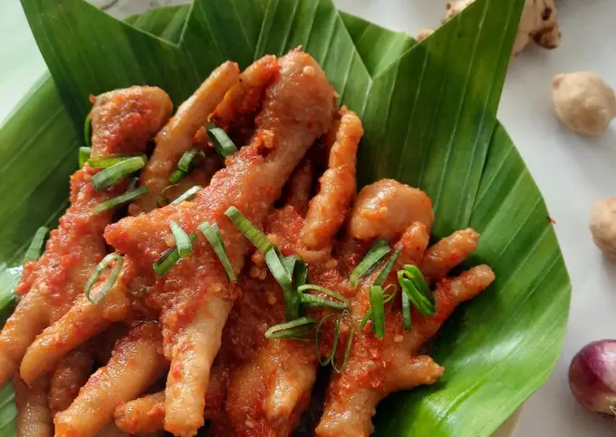 Langkah-langkah untuk membuat Cara membuat Ceker Ranjau Pedas Cetar ala Dapur Rumah