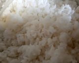Hình bước làm 1 của món Cơm cuộn trang trí lá cờ Việt Nam