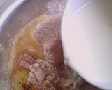 A picture of step 2 of Chocolate Crêpes.
