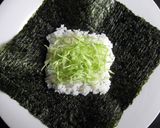 A picture of step 2 of Tonkatsu Onigirazu (Rice Sandwich).