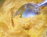 A picture of step 7 of Mango Kesari / mango sheera.