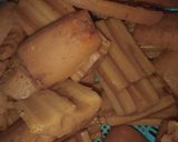 A picture of step 1 of Beh pakoray. (lotus root).