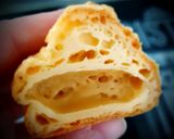 Une image de l'étape 11 de Gougères au comté, insert raclette.