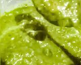 A picture of step 5 of Anday Wala Bun Kabab with Chutney inStreet style.