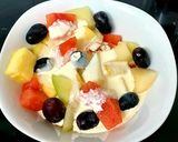 A picture of step 2 of My Nice fruit Mix With Cream.