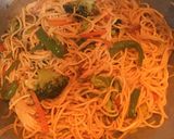 A picture of step 5 of Veg Chow Mein / Chinese Noodles.
