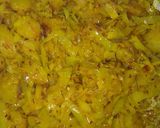 A picture of step 5 of Cabbage-Potatoes Sabji.