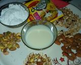 A picture of step 1 of Dates dry fruits roll.