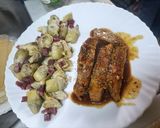 Foto del paso 4 de la receta: Tiras de lomo a la mostaza nostrada (receta medieval)