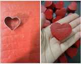 Hình bước làm 2 của món Cupcake trái tim