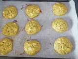 Galletas de Matcha con pistachos
