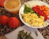 Foto del paso 1 de la receta: Pavo con verduras y arroz