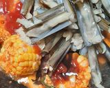 Foto langkah ke 4 dari resep Kerang Bambu Saus Padang.