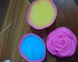 Foto langkah ke 2 dari resep Puding mawar.