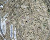 A picture of step 3 of Urad Dal vada.