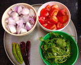 *த்ரீ இன் ஒன் ரோட் சைடு சட்னி*(roadside chutney recipe in tamil) ரெசிபி ஸ்டேப் 1 புகைப்படம்