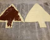 A picture of step 2 of Nutella Christmas Tree 🎄.
