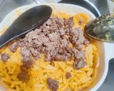 A picture of step 3 of Meaty Baked Mac and Cheese.