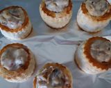 Foto del paso 3 de la receta Volovanes de beicon y champiñones