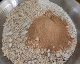 A picture of step 3 of Oats breakfast premix.