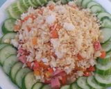 Hình bước làm 6 của món Cơm chiên