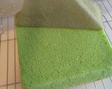 Foto langkah ke 5 dari resep Ogura Cake Pandan.