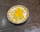 A picture of step 3 of Maharashtrian Traditional Khare Vange.