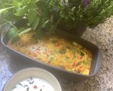 Une image de l'étape 12 de Cake 🌶️aux 🥒légumes 🥦🧄🥬d’été sauce 🥣au yaourt grec 🌱.