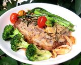 Hình bước làm 3 của món Bò beefsteak sốt kem nấm
