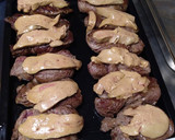 Foto del paso 10 de la receta: Tacos de solomillo de buey con dientes de foie con salsa de Pedro Ximénez y pasas sultanas