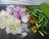 Foto langkah ke 2 dari resep Oseng-Oseng Gembus Lombok Ijo.
