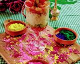 ঠান্ডাই রাবড়ি বোঁদে ফ্রুটস প্যারাফেট (thandai rabri bode fruits parfait recipe in Bengali) রেসিপির ধাপ 7 ছবি