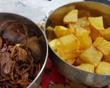 A picture of step 1 of Bunny chow- my version.