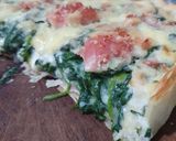 Foto del paso 7 de la receta: 🍽 🌿 Tarta con espinaca en salsa blanca, champiñones y jamón