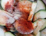 Cukkinis kocka recept fázis 1 fotója