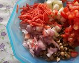 A picture of step 3 of Mix sprouts n mix vegetables salad 🥗.