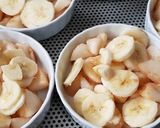 Une image de l'étape 1 de Gratin poire-banane.