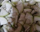 A picture of step 1 of Lauki chana dal.