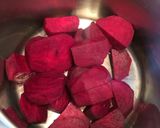 A picture of step 1 of Beetroot & Chocolate Cake.