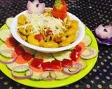 A picture of step 3 of Veg cheese macaroni.