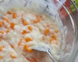 Foto langkah ke 4 dari resep Cheese Mango Sticky Rice Popsicle.
